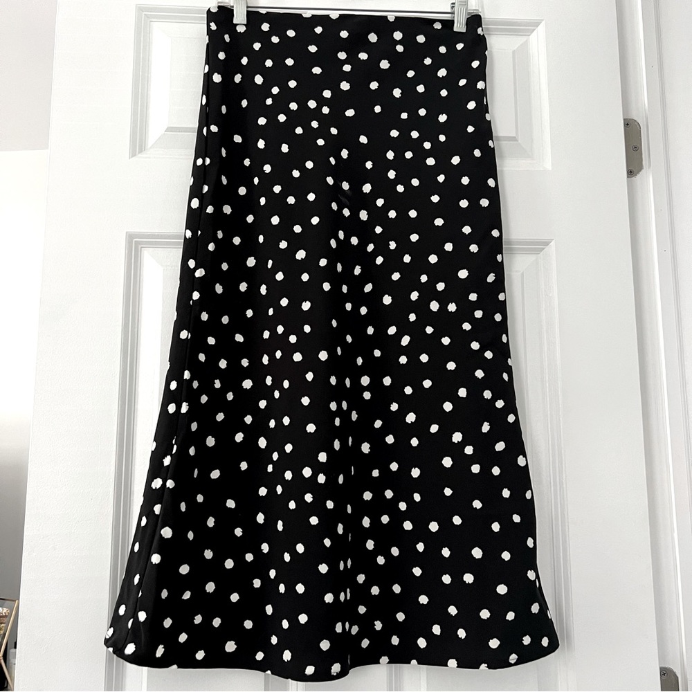 Rachel Zoe Black & White Polka Dot Skirt | Size 4